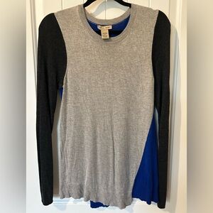 VERTICAL design colorblock crewneck sweater size S/M black EUC Nordstrom Unique